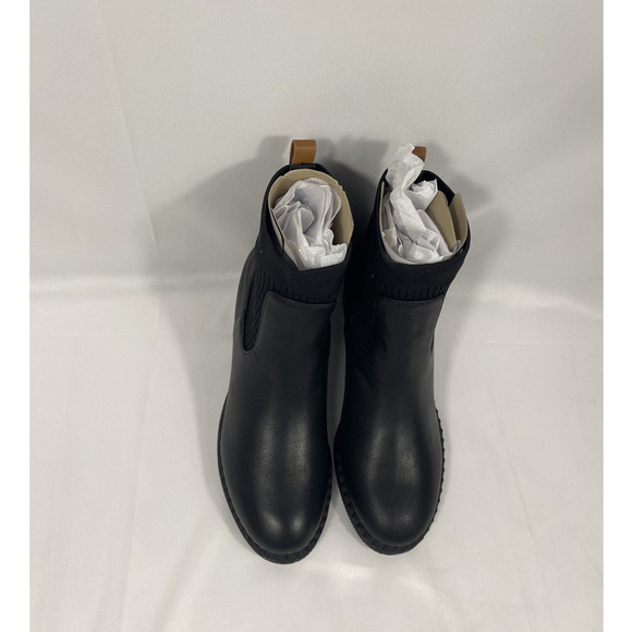 Gentle Souls Emmie Chelsea Boots Women's SZ 8.5 Black Leather Ankle Booties New - Picture 5 of 8